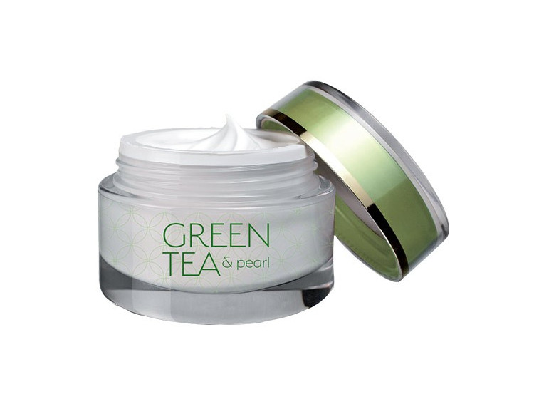 Green tea & pearl so zeleným čajom a pravými perlami 50 ml