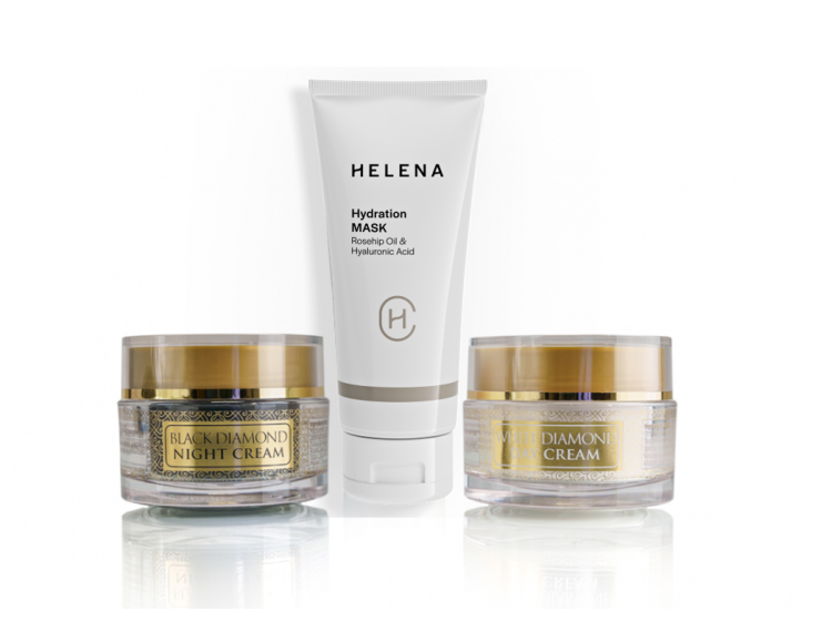 Denný, nočný krém s pravými diamantami a Vendela hydratačná maska 50 ml + 50 ml + 100 ml