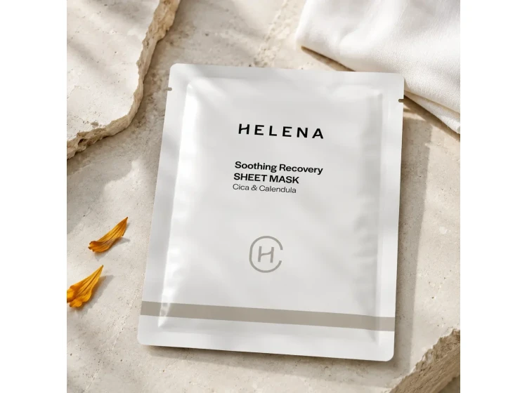 Upokojujúca plátienková maska Helena