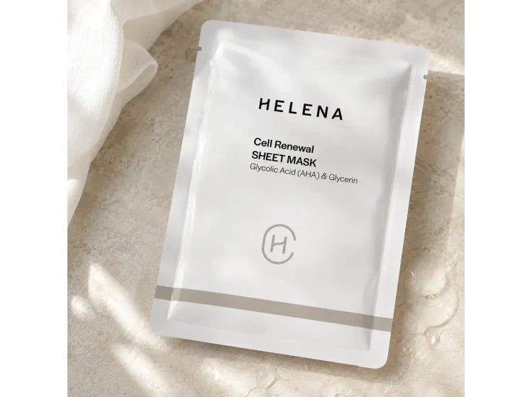 Exfoliační plátýnková maska Helena