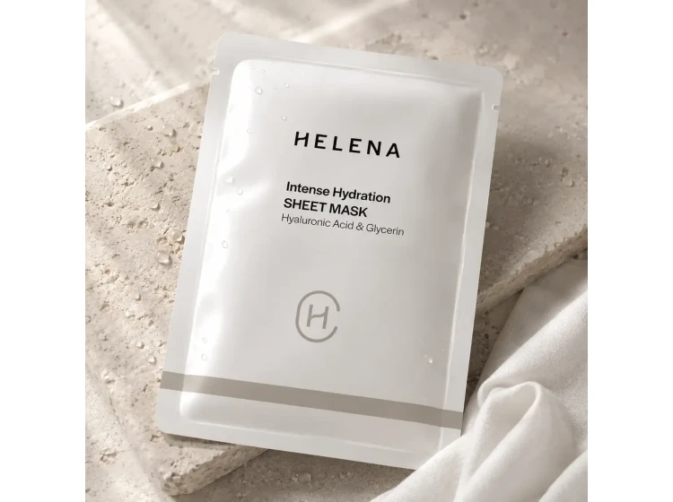 Intenzívne hydratačná plátienková maska Helena